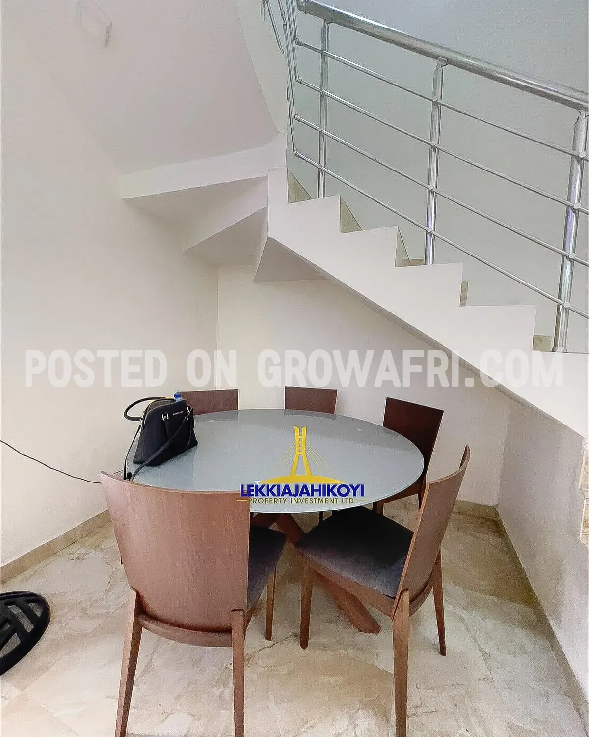 1 unit of furnished 4 bedroom terrace duplexes with en-suite bedrooms.