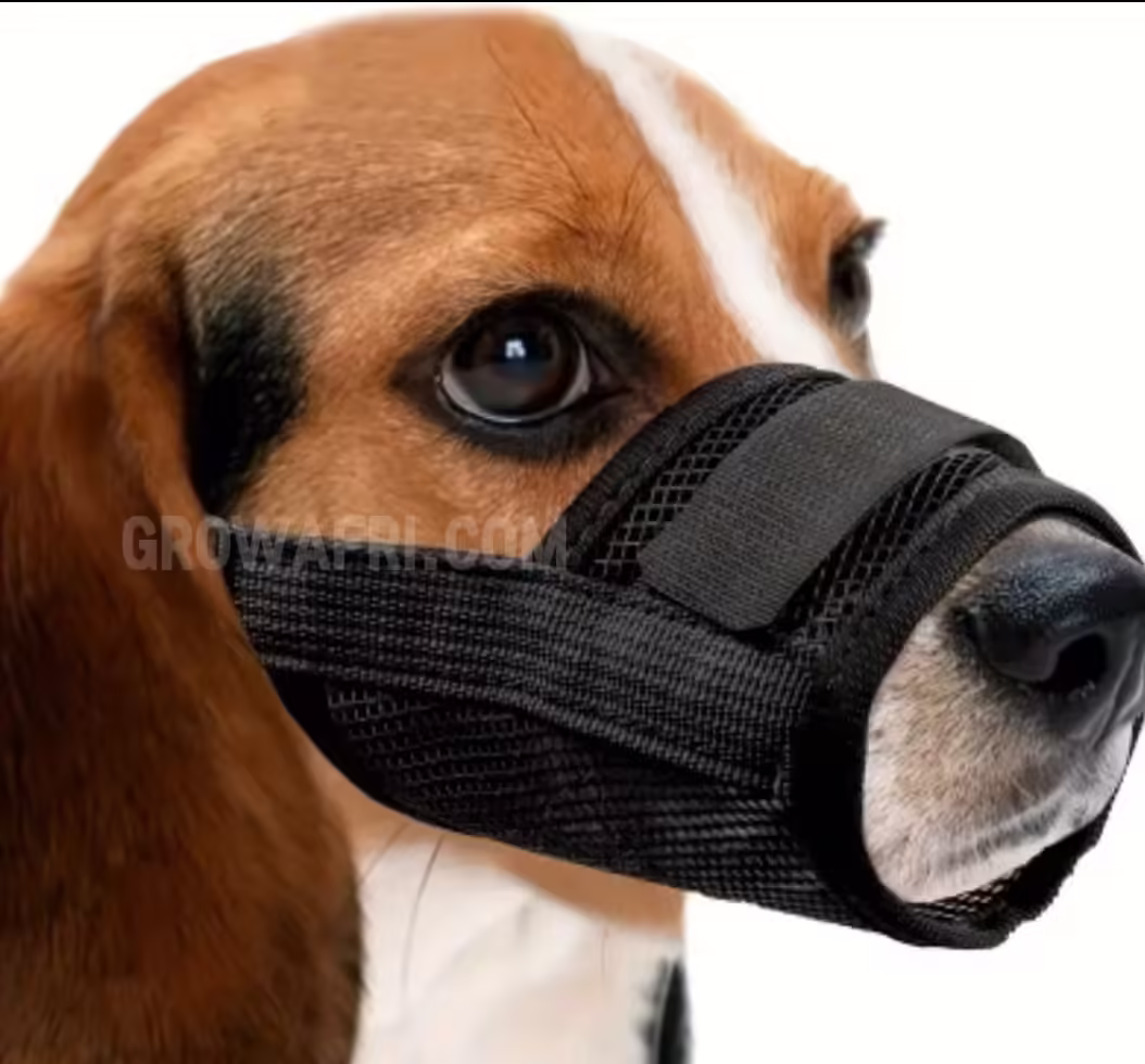 Adjustable Pet Dog Soft Muzzle 