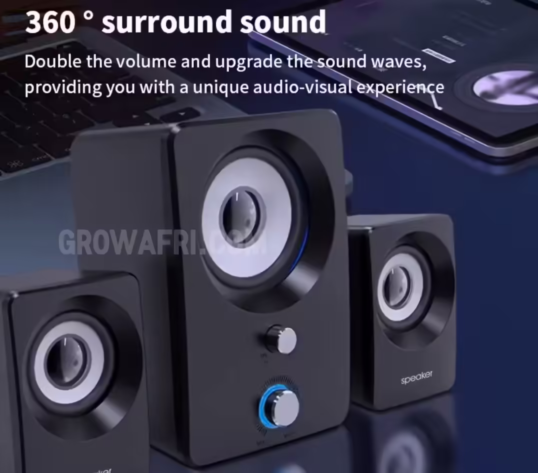 2.1 Stereo Speaker for Superior Sound Quality – Perfect for Home Entertainment