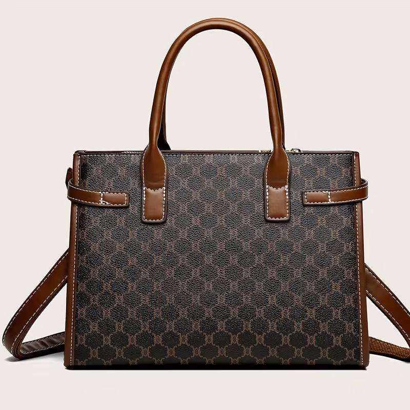 Stylish Versatile Large-Capacity Crossbody Shoulder Tote Bag Set With Premium Texture For Women