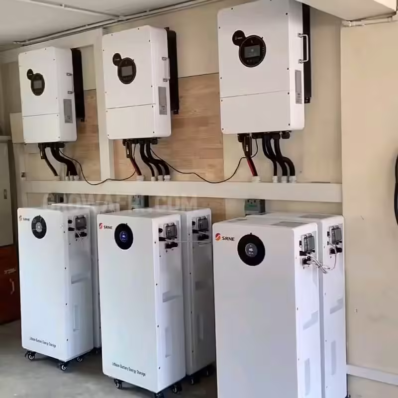 10kva Hybrid Inverter System with 2 Units of 15kwh Battery (30kwh) Lithium Batteries