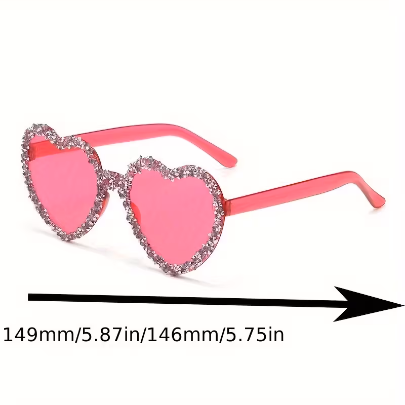 Women's Heart-Shaped Glasses