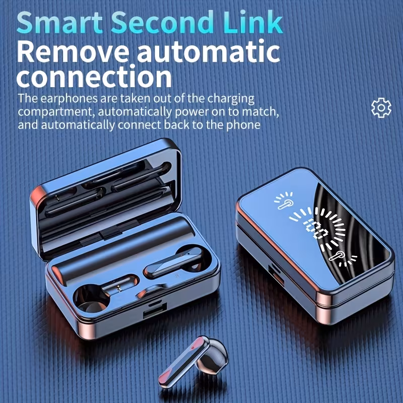 Two wireless earphones 