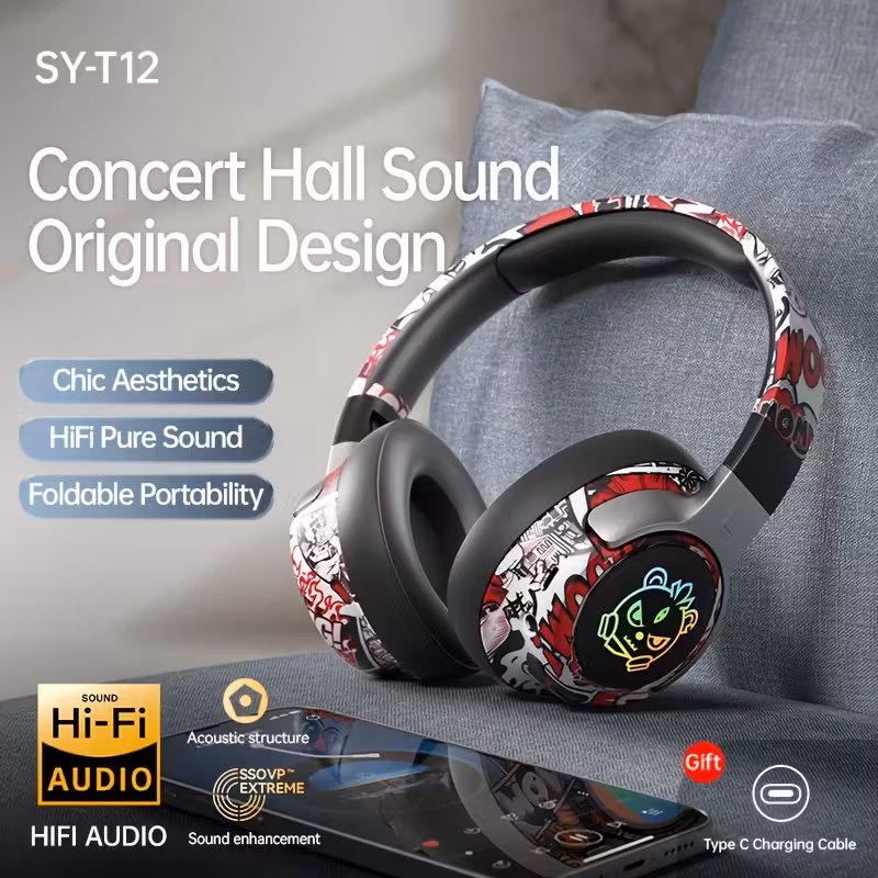 Graffiti wireless headphones 