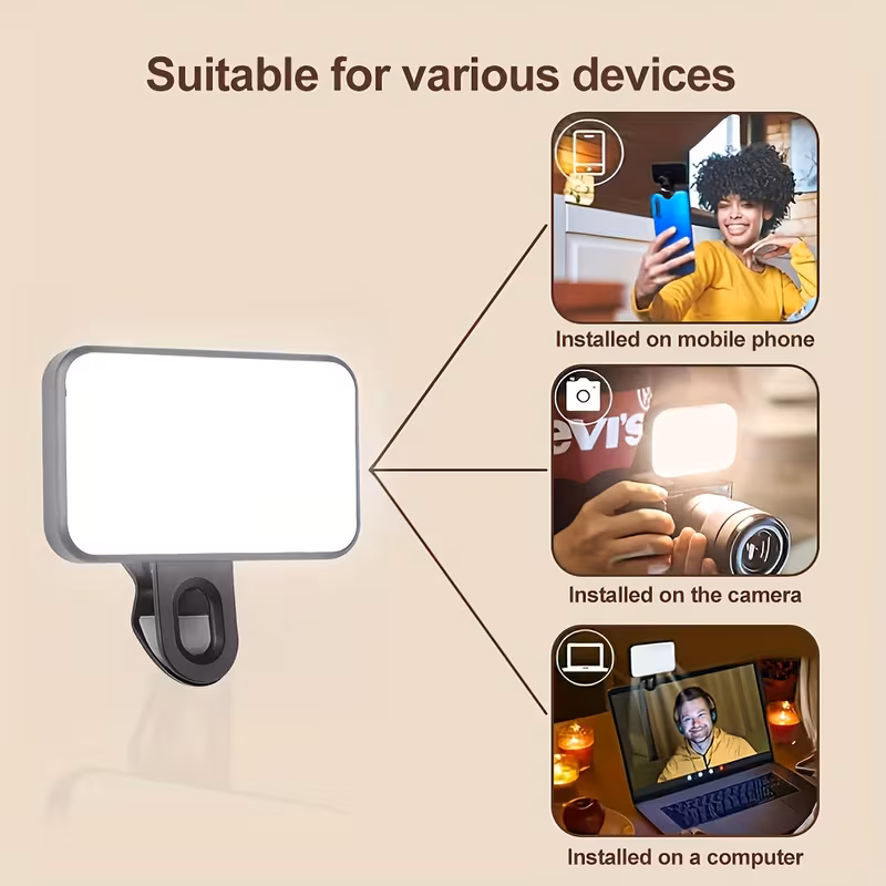 Rechargeable led ring light