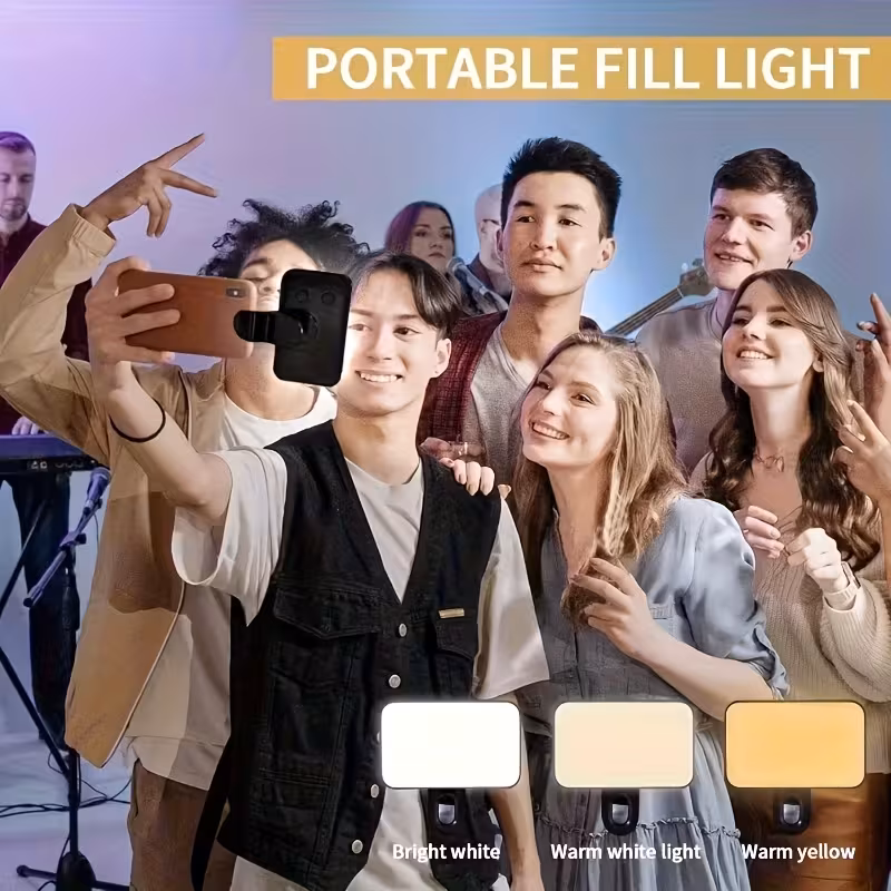 Rechargeable led ring light