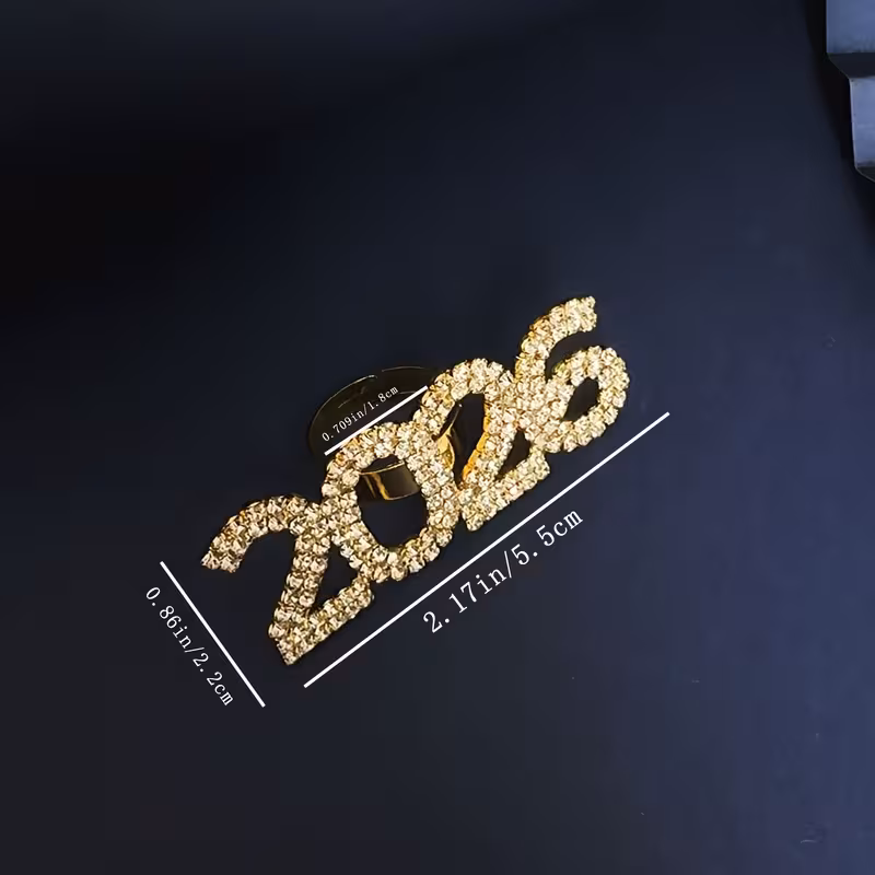 2026 Geometric Rhinestone Ring