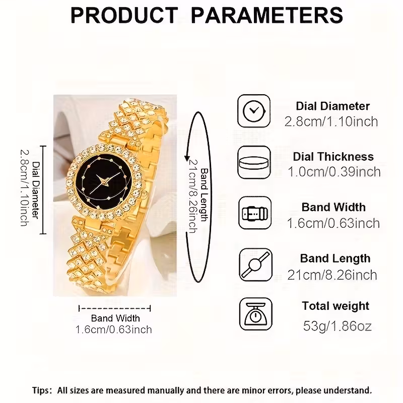 6pcs Women's Watch Set