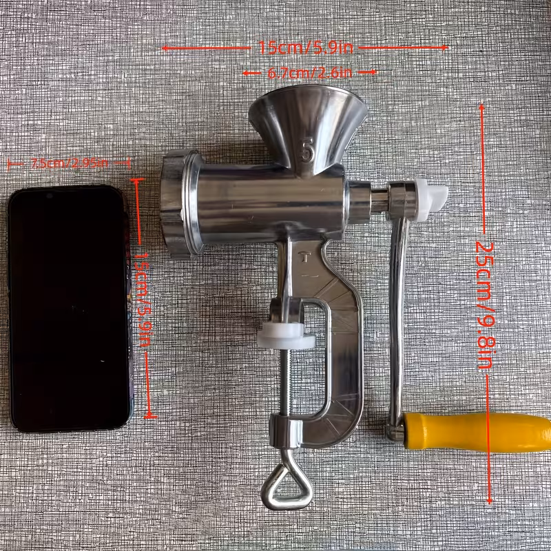 Manual Meat Grinder with Table Clamp 