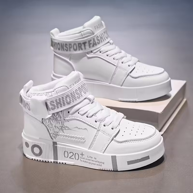 Men's High-Top Fashion Sneakers