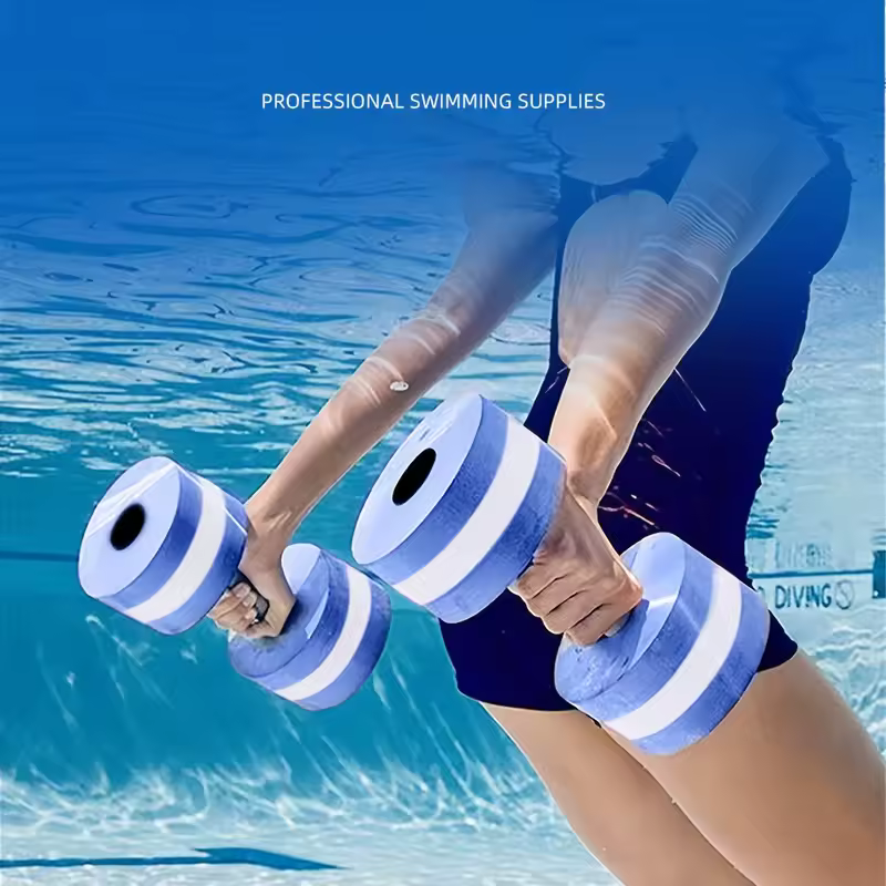 2Pcs Swimming Pool Training Dumbbells
