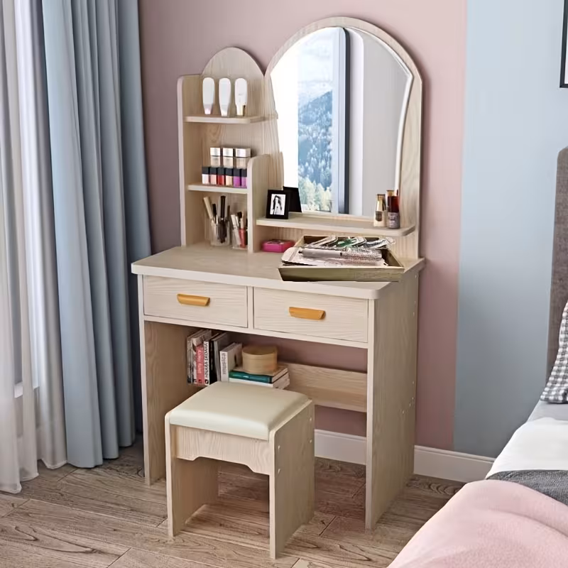 Acacia Wood Bedside Table 