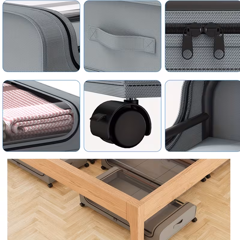 Heavy-Duty Metal Underbed Storage Box