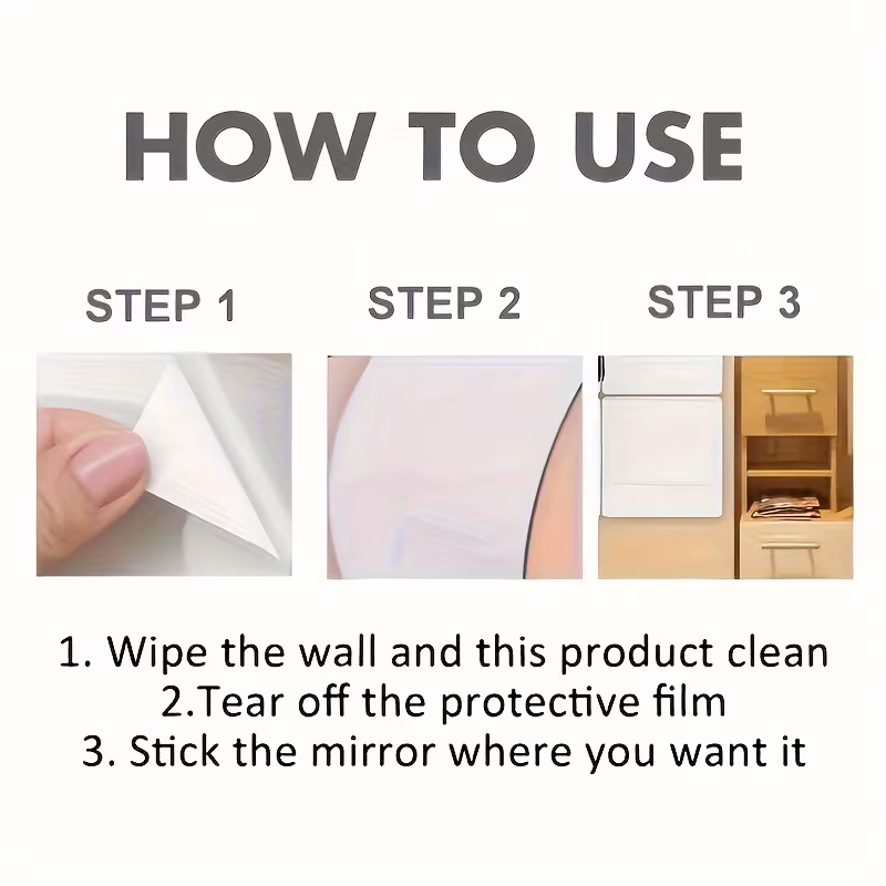 Wall-Mounted Vanity Mirrors - Rounded Corner