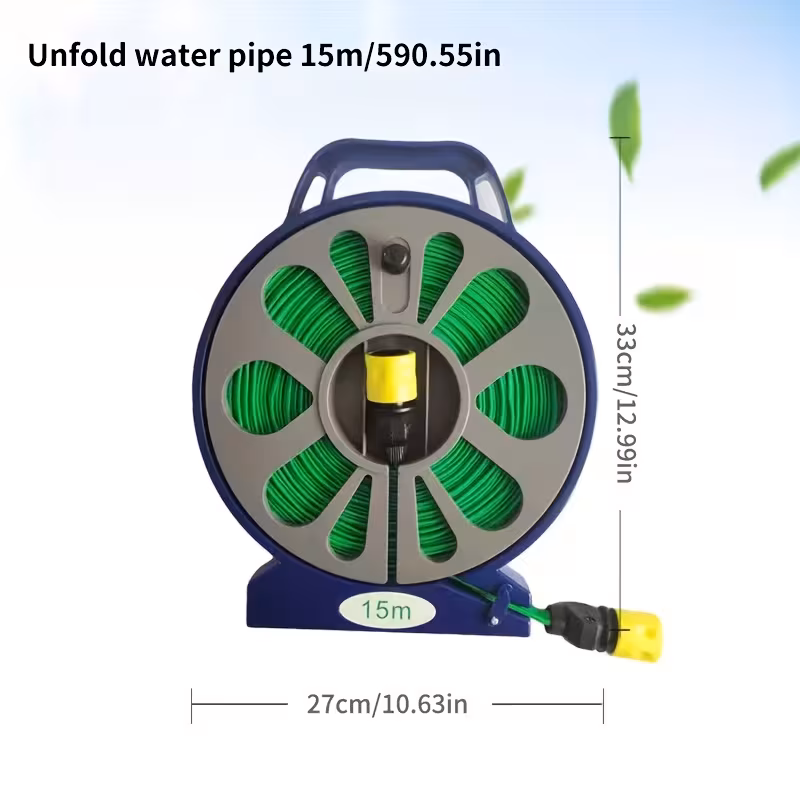 Garden hose with water gun 