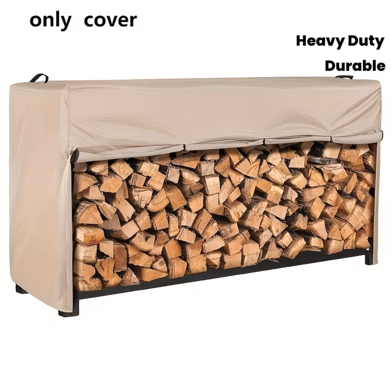 Heavy-Duty 800D Firewood Rack Cover