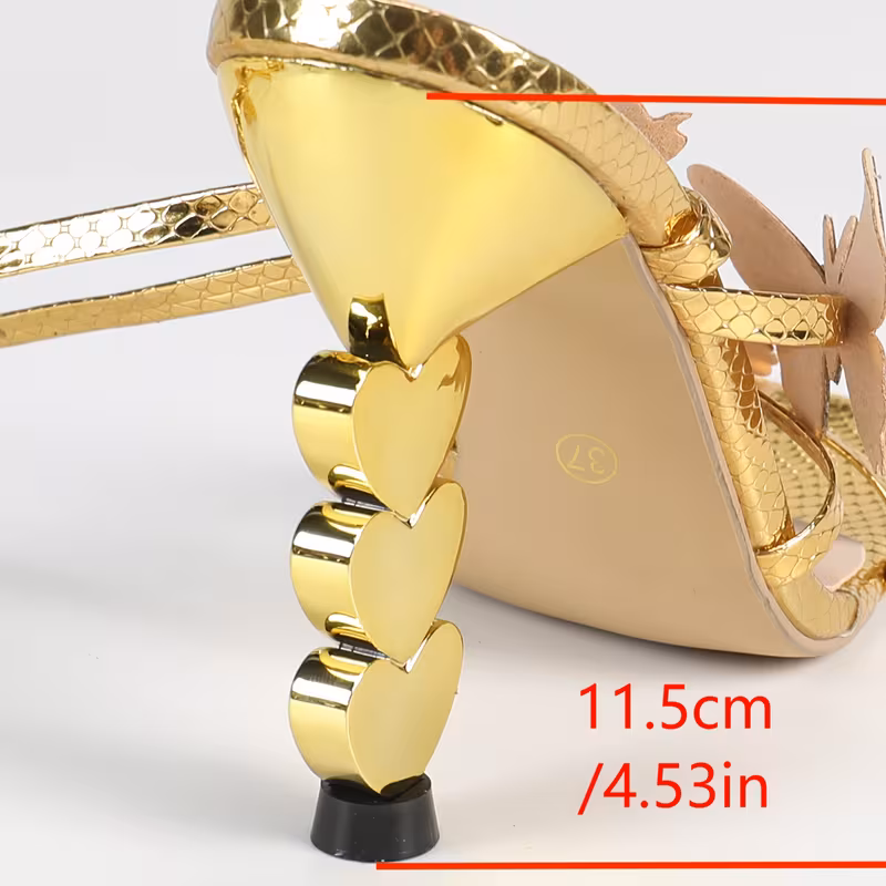 Tone Square Toe Block Heel Sandals for Women