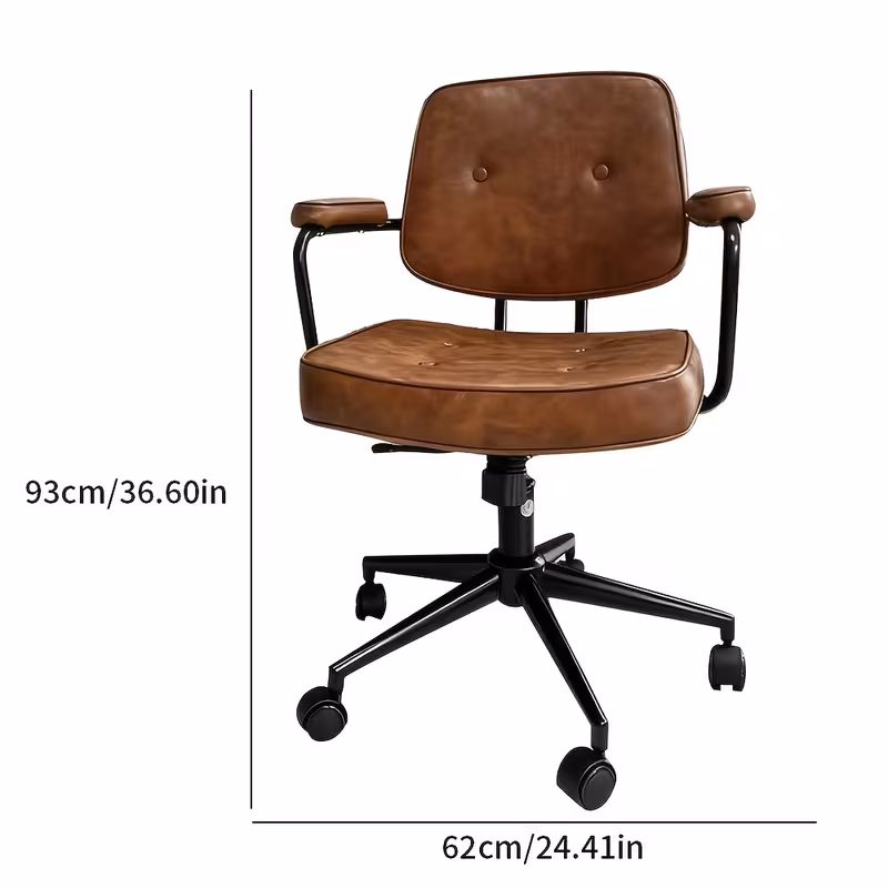 Manual Recluing Retro Office Chair